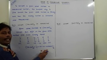 OCTAL TO HEXADECIMAL CONVERSION | NUMBER CONVERSIONS | OCTAL TO HEXADECIMAL | DIGITAL LOGIC DESIGN