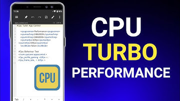 CPU Turbo-prestaties! Verbeter de prestaties! Los lag op, maximale FPS - geen root