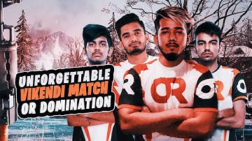 PMWL AGGRESSIVE Vikendi Match | OR Coming Back in World League | sc0ut