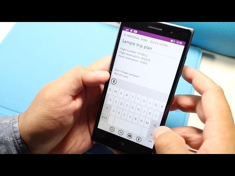 The keyboard on Windows 10 Preview for Phone