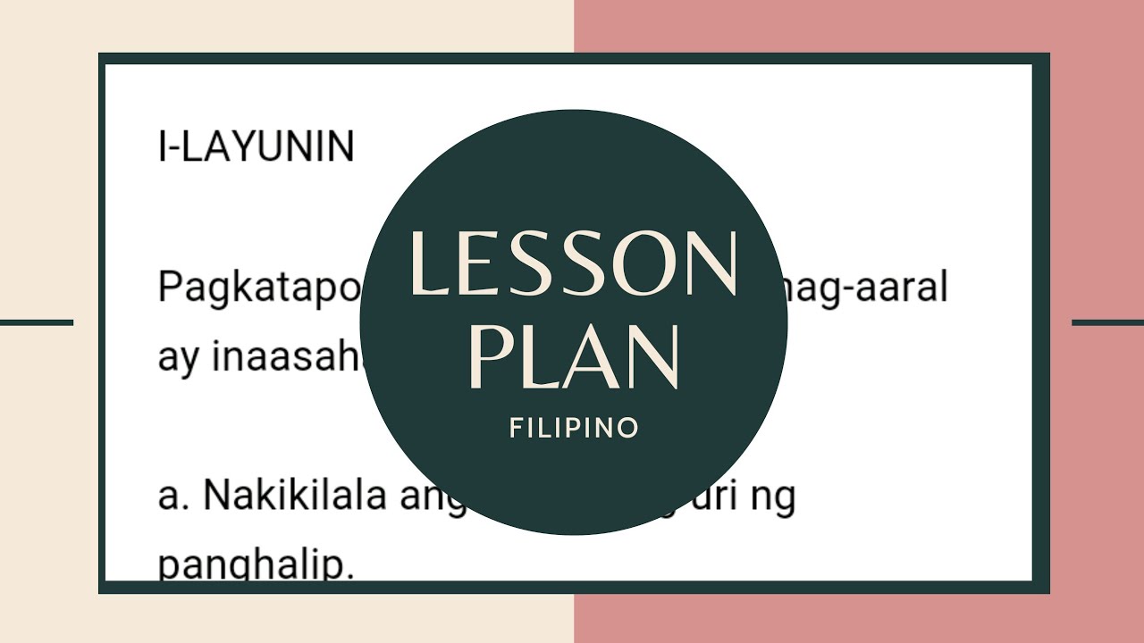 10 Lesson Plan In Filipino Ideas Lesson Plan In Filipino Lesson How To