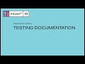 Testing Documentation - Alessandro Molina