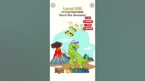 Dop 2 Game Level 242 save the dinosaurs// Android 💥 IOS #gameplay #viral #dop2 #dop2game #shorts