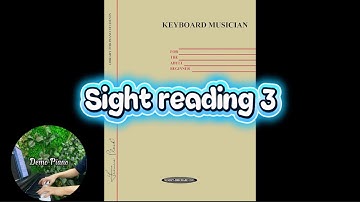 Sight reading 3 (P41) | Keyboard Musician for the Adult Beginner