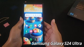 How to enable the extra dim feature from the quick panel on Samsung Galaxy S24 Ultra
