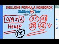 06/01/2025 Shillong teer | Today teer common number & house/ending line || Shillong formula kokborok