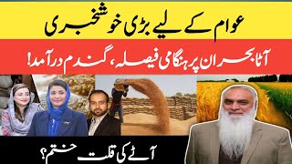 Gandum Import Ka Faisla | Awam Ko Bara ReliefAtta Crisis Khatam? Hukumat Ka Bara Elan