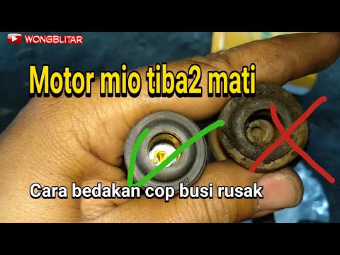 Jangan remehkan cop busi motor. 