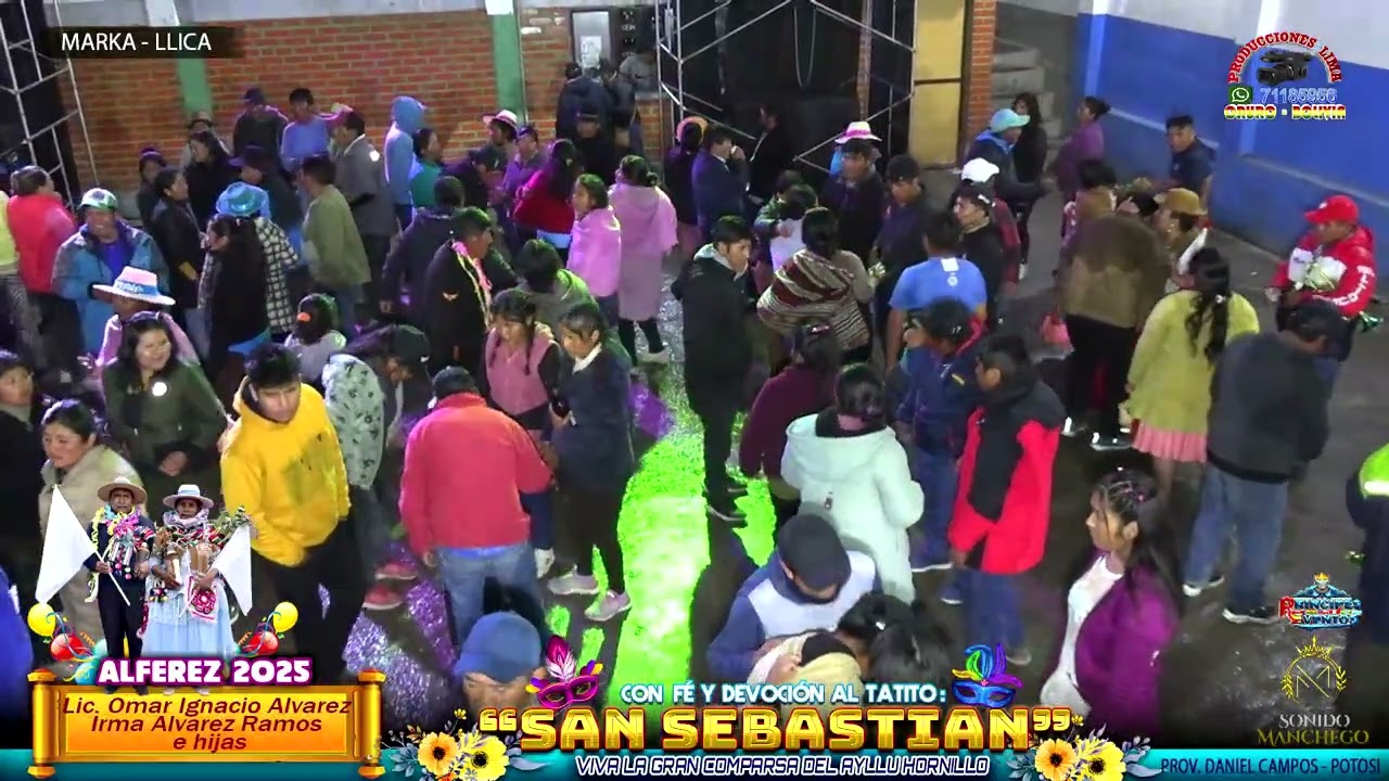 Los Rebeldes de Llica en vivo - Carnavales 2025 Ayllu Hornillo