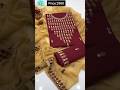 Summer emb cotton lwan 3pcs suit ➡️dupatta 2 said bodar krincle shafoon #foryou #dress #emb#viral