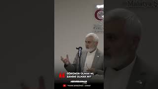 Görünür Olmak Mı, Samimi Olmak Mı? Abdurrahman Ateş