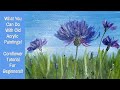 Upcycling - What You Can Do With Discarded Acrylic Paintings!