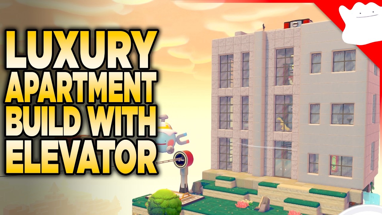 Luxury Apartments with Elevator Build - Pokopia #15