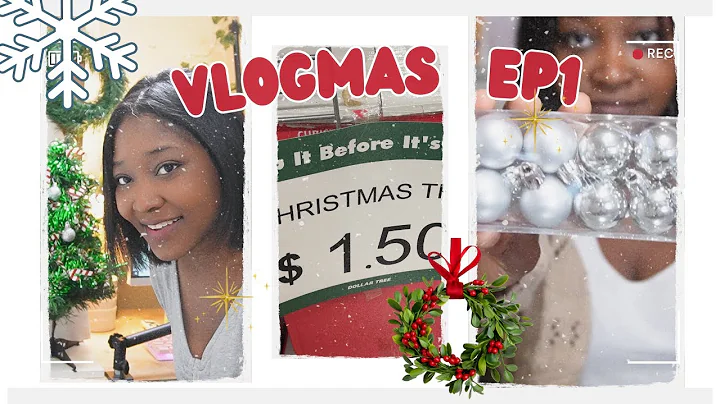 Vlogmas Day 1 🎄 Decorating a Mini Christmas Tree + Cozy Library Adventure!