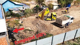 Best Project Filling Complete The Land With Small Bulldozer And 5T Dump Trucks Loading Soil by Daily Bulldozer  4,107 views 1 month ago 56 minutes