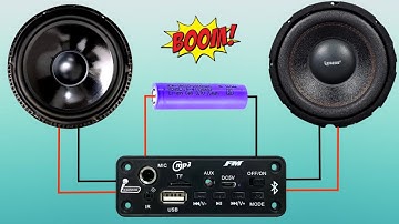 TSBT 003 Bluetooth Speaker Amplifier Board Testing With Subwoofer | TSBT003 | TSBT 003