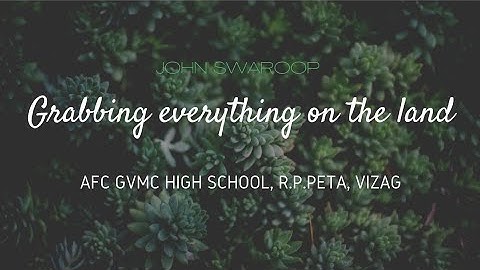 TSUNAMI poem 9th class english unit