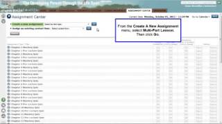 Assignment: Creating A Multi-Part Lesson