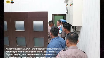 Cegah Penyalahgunaan Narkoba, Polres Kebumen Gelar Tes Urine Mendadak kepada Personel