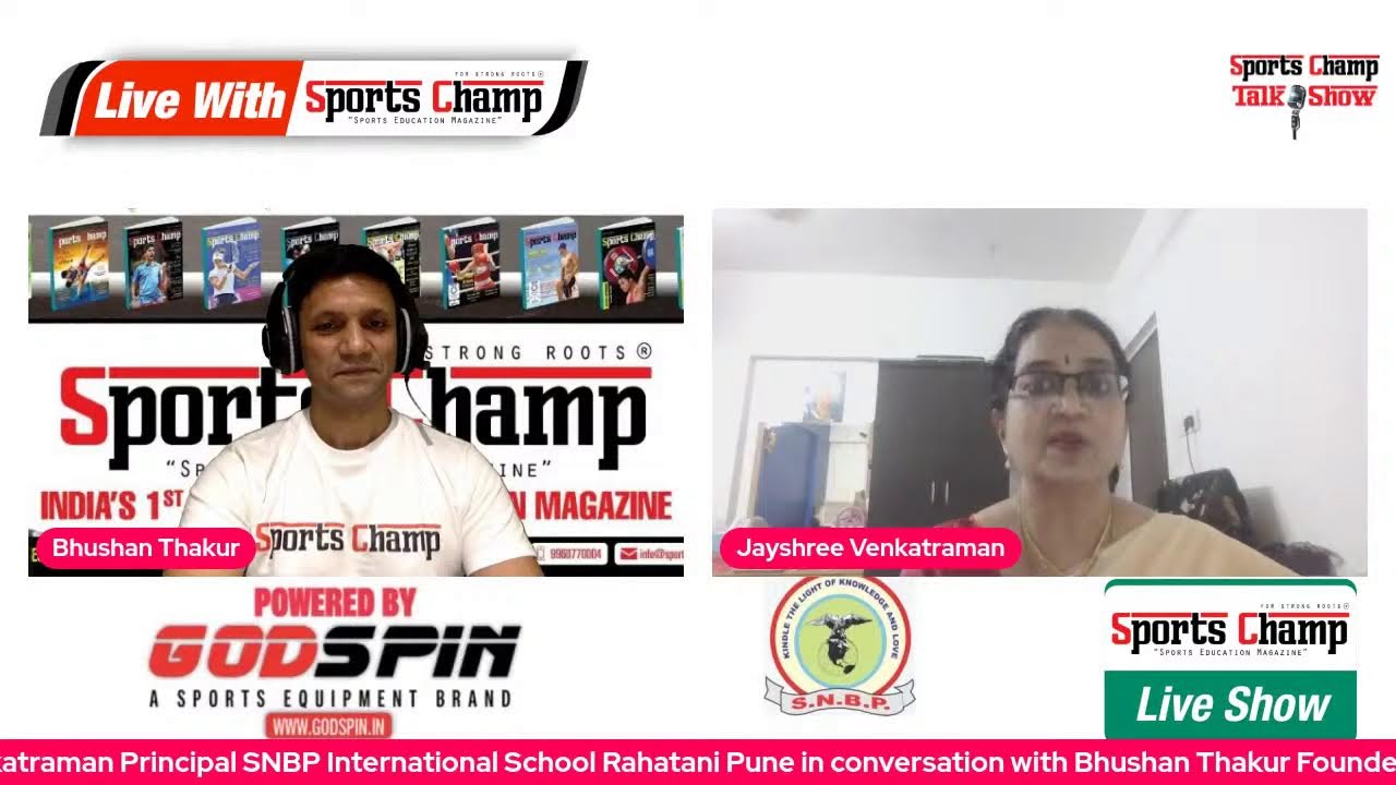 Sports Champ Live Talk Show Ep_46 with Mrs.Jayshree Venkatraman