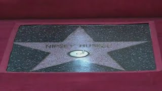 Nipsey Hussle receives posthumous star on Hollywood Walk of Fame
