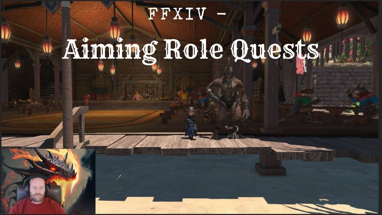 FFXIV Aiming Role Quest 90 & 92 YouTube