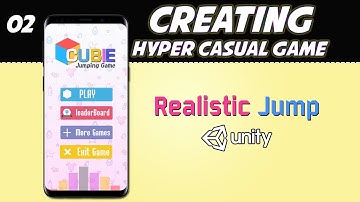 Realistic fast jump in Unity 2D jumping game (02)