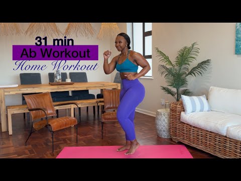 31 Min At-Home Ab Workout | No Equipment | Fupa Workout | Standing Ab Workout