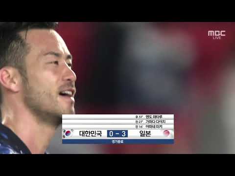 Japan 3 South Korea 0 friendly 2021 日本vs韓国