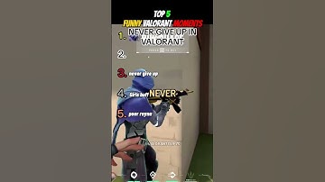 Top 5 Funny Valorant Moments ( wait till the end..😂💀) #valorant #valorantclips #funny #ranking