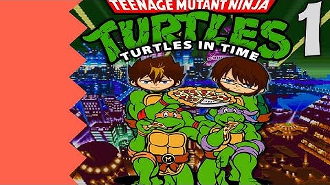 TMNT Turtles in Time: Pizza Power! - Part 1 Super Arcade Bros