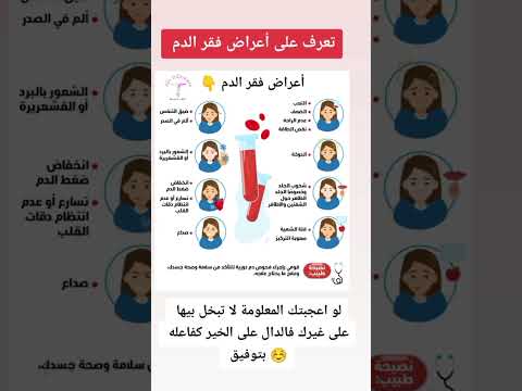أعراض فقر الدم