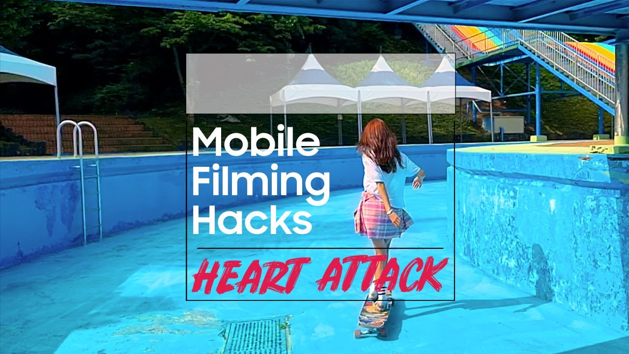 ⁣Heart Attack: Mobile Filming Hacks, Mid-angle tracking | Samsung