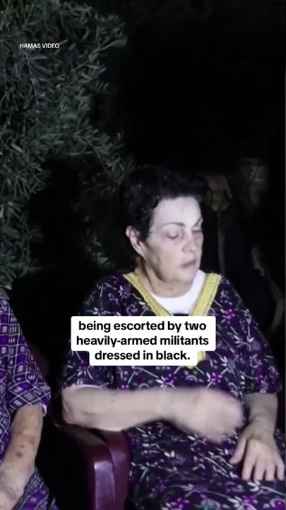 Two elderly Israeli hostages released by Hamas #shorts