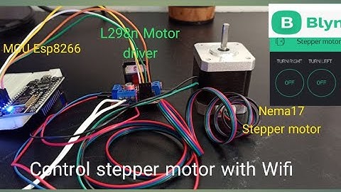How to control Nema17 stepper motor with Node Mcu Esp8266 Wifi