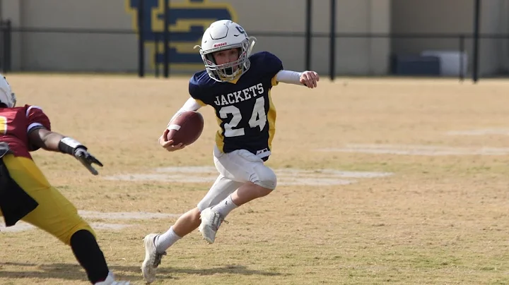 6th Grade Jacob Laney football highlights - Middle...