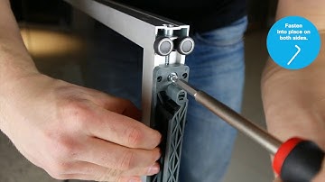 How to fit double sided soft close [www.slidingwardrobeworld.com]