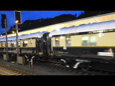 Feldkirch: Orientexpress ??Venedig➡️London?? VSOE, Railjet m. Werbetaurus & Güterverkehr