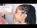 Loc Retwist | 8 Months Loc’d | Vlogmas Day 13