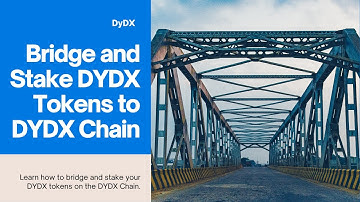 How to Bridge and Stake your DYDX tokens to new DYDX Chain in-depth  Video