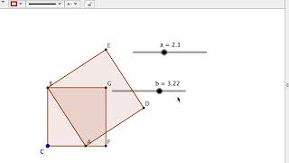 GeoGebra Tutorial 7 - Investigating the Pythagorean Theorem