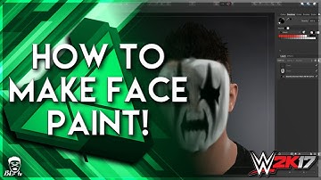 WWE2K17 | How to create custom face paint | Affinity designer tutorial