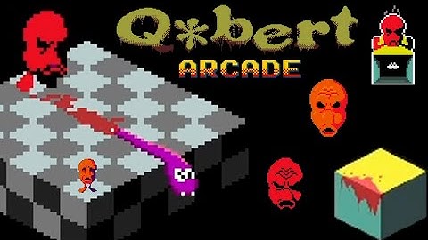 Q*bert Arcade Full Walkthrough/Playthrough - Short Horror Game