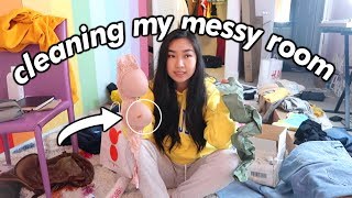 cleaning my room for the first time EVER | JENerationDIY