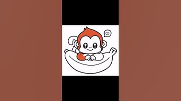 Monkey Drawing #shorts #viralshorts #learncolors #drawing #draw #preschoollearning #educationalvideo
