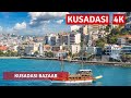 KUŞADASI 13 January 2022 Old Bazaar Walking Tour |4k UHD 60fps