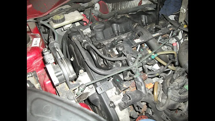 Timing belt change   Split belt method