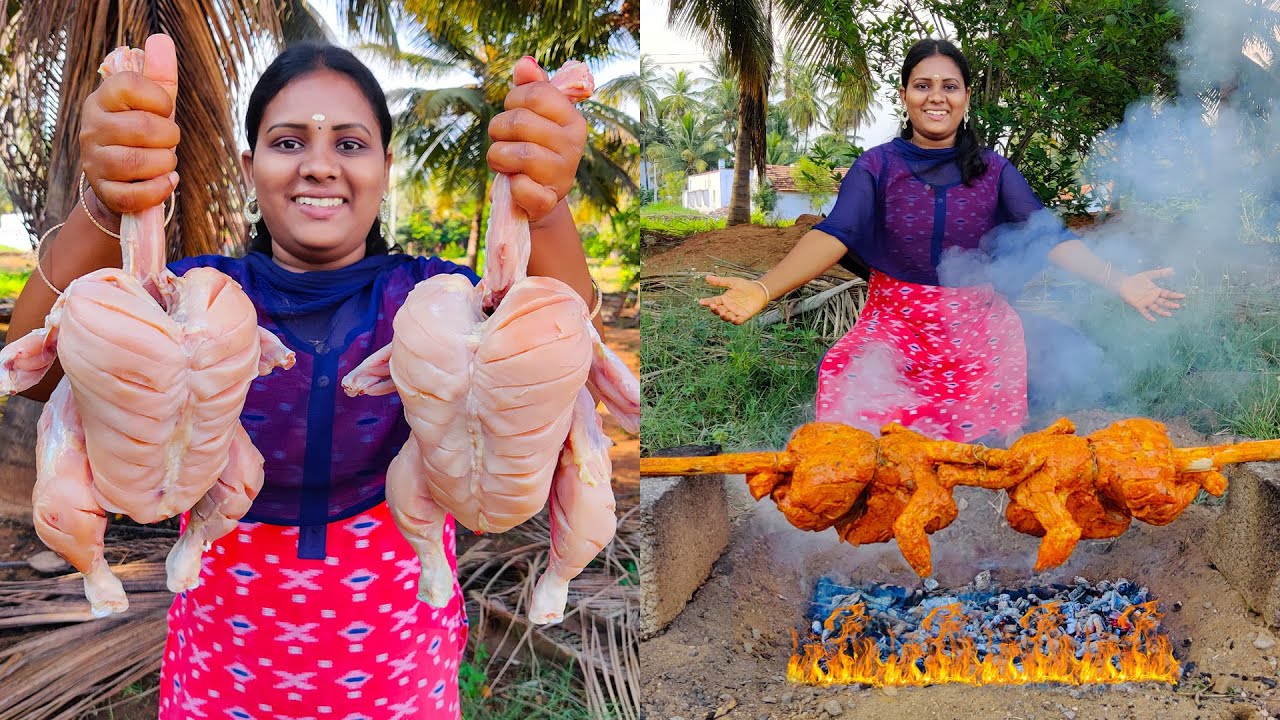 ARABIAN CHICKEN TANDOORI | Chicken Tandoori Recipe | Banana Leaf Cooking
