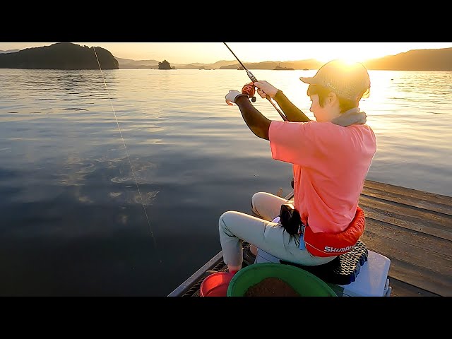 Japanese Angler Catches a Luxury Fish Which Have Become Rare