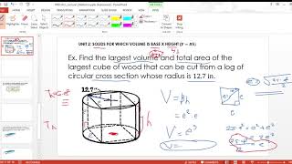 Lecture 2 FINALS: Solids with Volume = BASE x Height
